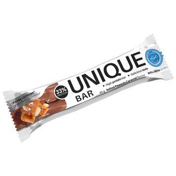 Опт Kevin Levrone Unique Bar 33% 45 g Salted Peanuts Caramel 10042 фотография