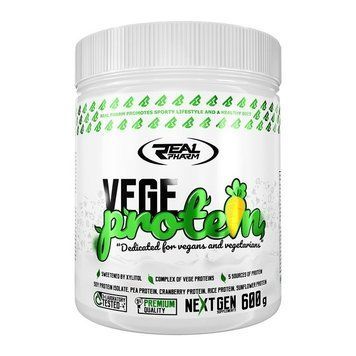 Опт Real Pharm Vege Protein 600 g Strawberry 11453 фотография