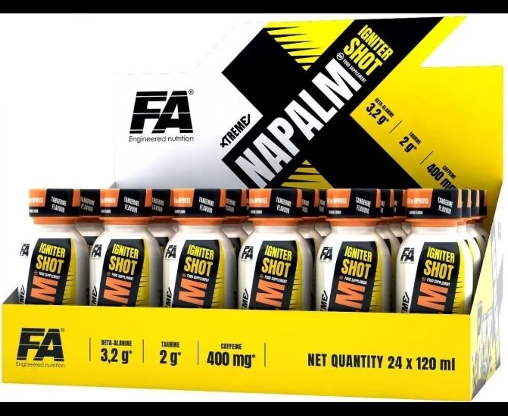 Опт Fitness Authority Napalm Igniter Shot Juice 120 ml Passion Fruit 12912 фотография