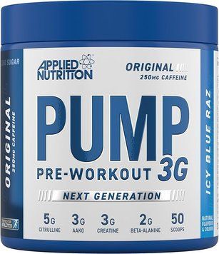 Опт Applied Nutrition Pump Pre - Workout 3G Original 375 g Icy Blue Raz 11729 фотография