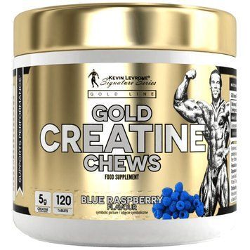 Опт Kevin Levrone Gold Creatine Chews 120 tabs Blue Raspberry 12564 фотография