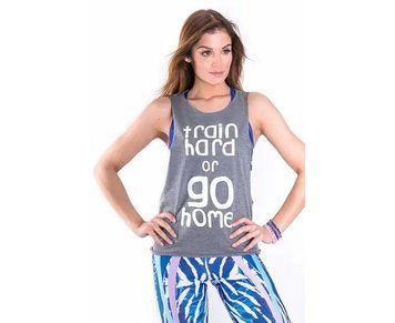 Оптом 2 Skin Top Train Hard Dark Grey (S) 6817 фото