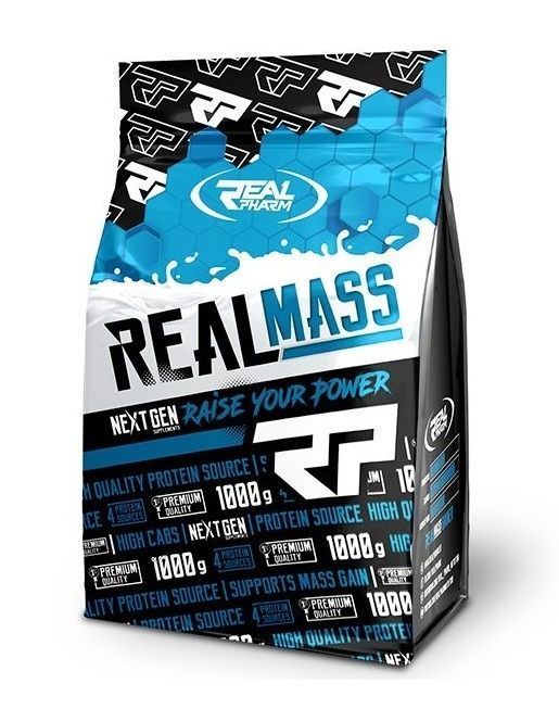 Оптом Real Pharm Real Mass 1000 g White Choco Coconut 5486 фото
