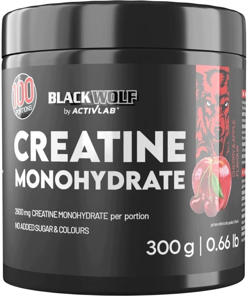 Опт Activlab Creatine Monohydrate (Black Wolf by Activlab) 300 g Cherry Apple 14126 фотография