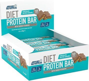 Опт Applied Nutrition Diet Protein Bar 45g Chocolate Caramel 12741 фотография